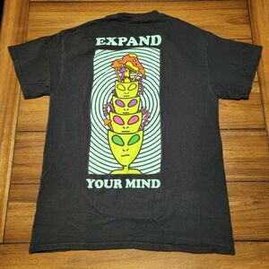 Alab SS Black Unisex Tee "Expand Your Mind" - Size Medium